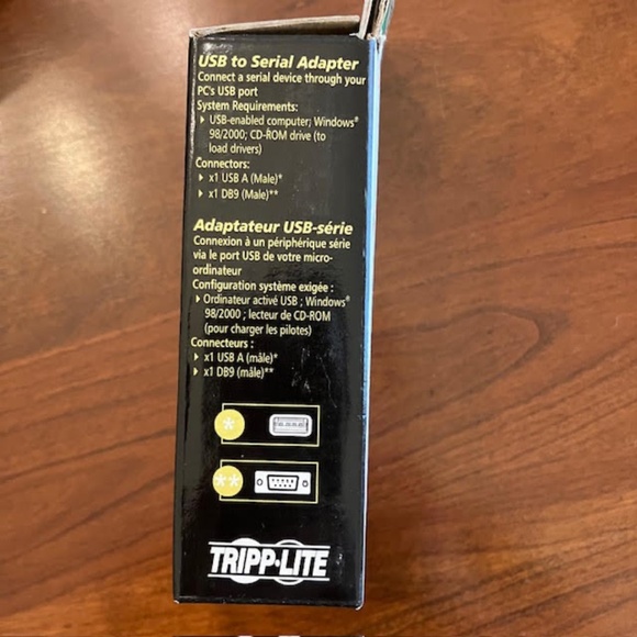 Tripp-Lite USB to Serial Adapter (U209-000-R, 17”) - Lot of 5 - Picture 3 of 5